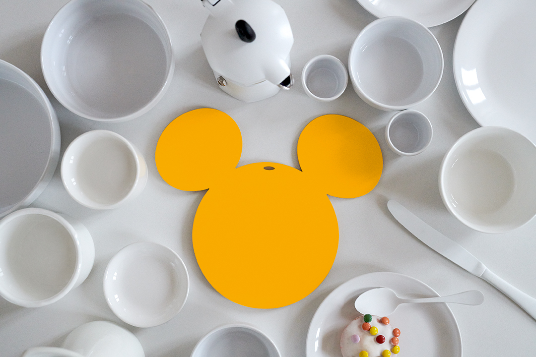 Mickey Mouse© Untersetzer Gelb 1