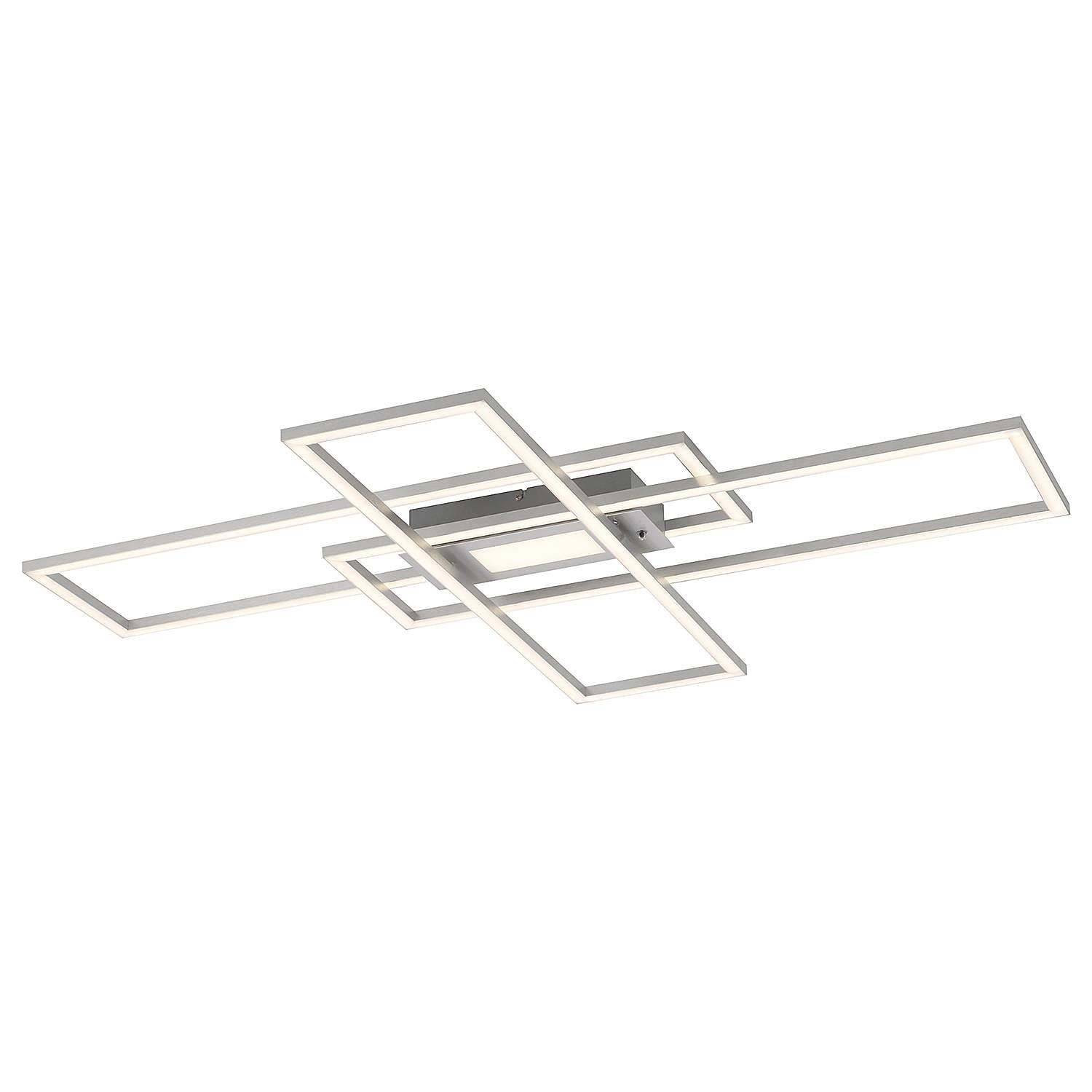 LED-Deckenleuchte Asmin Typ A Polycarbonat Aluminium 0