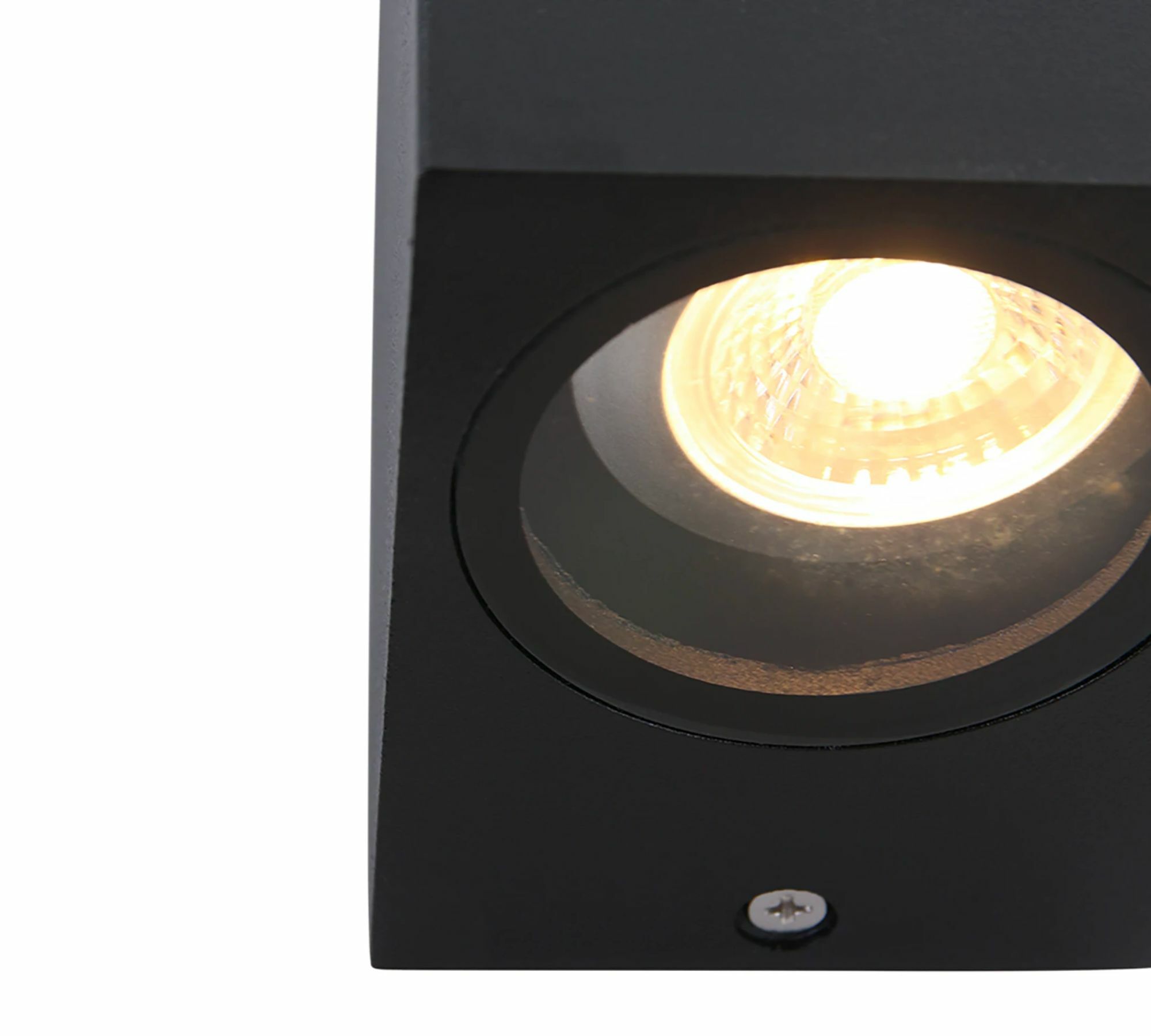 Outdoor LED Wandleuchte 2-flammig Aluminium 2
