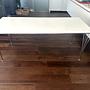 Rectangular Table Engineered Wood White 1