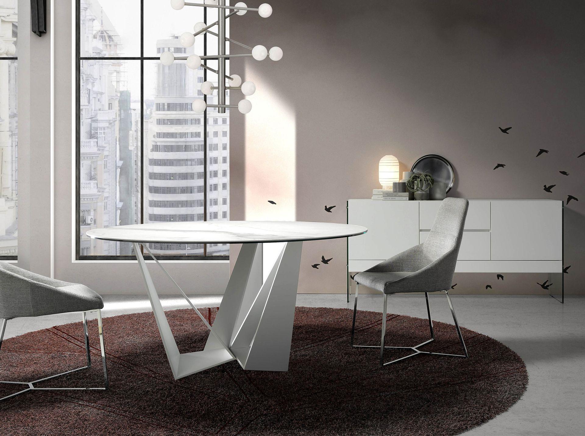 Sideboard Glass White 3