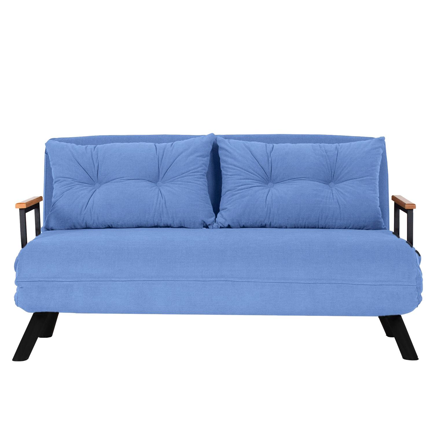 Sando Schlafsofa 2-Sitzer Blau 6