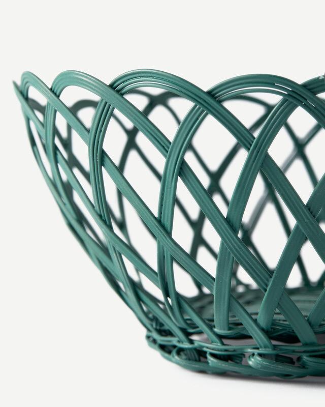 Bakkie Korb Oval Grün 2