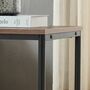Tisch aus Holz mit Metallrahmen 3