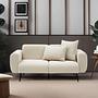 Side Sofa 2-Seater Cream 0