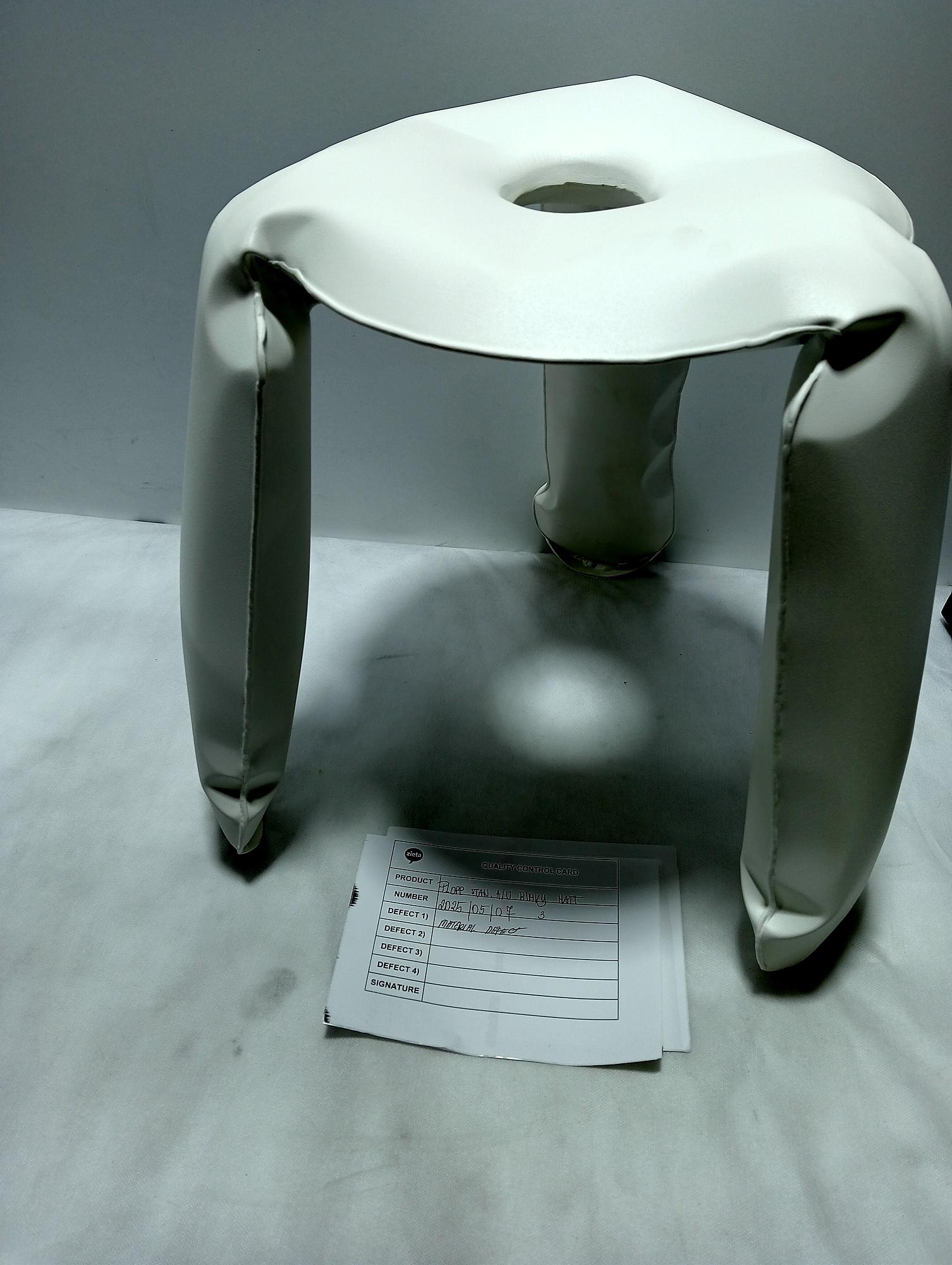 Plopp Standard Stool Aluminium White Matt 2