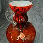 Vase Glas Rot  4