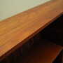 Vintage Bookshelf Teak Wood Brown 1970s 8