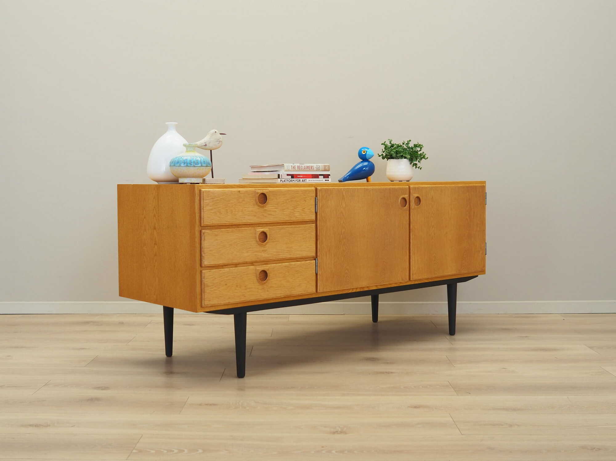 Sideboard Holz Beige 1970er Jahre 6