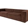 Lora 4-seater sofa brown 8