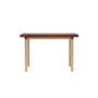 Vintage Coffee Table Wood Metal Brown 1970s 0