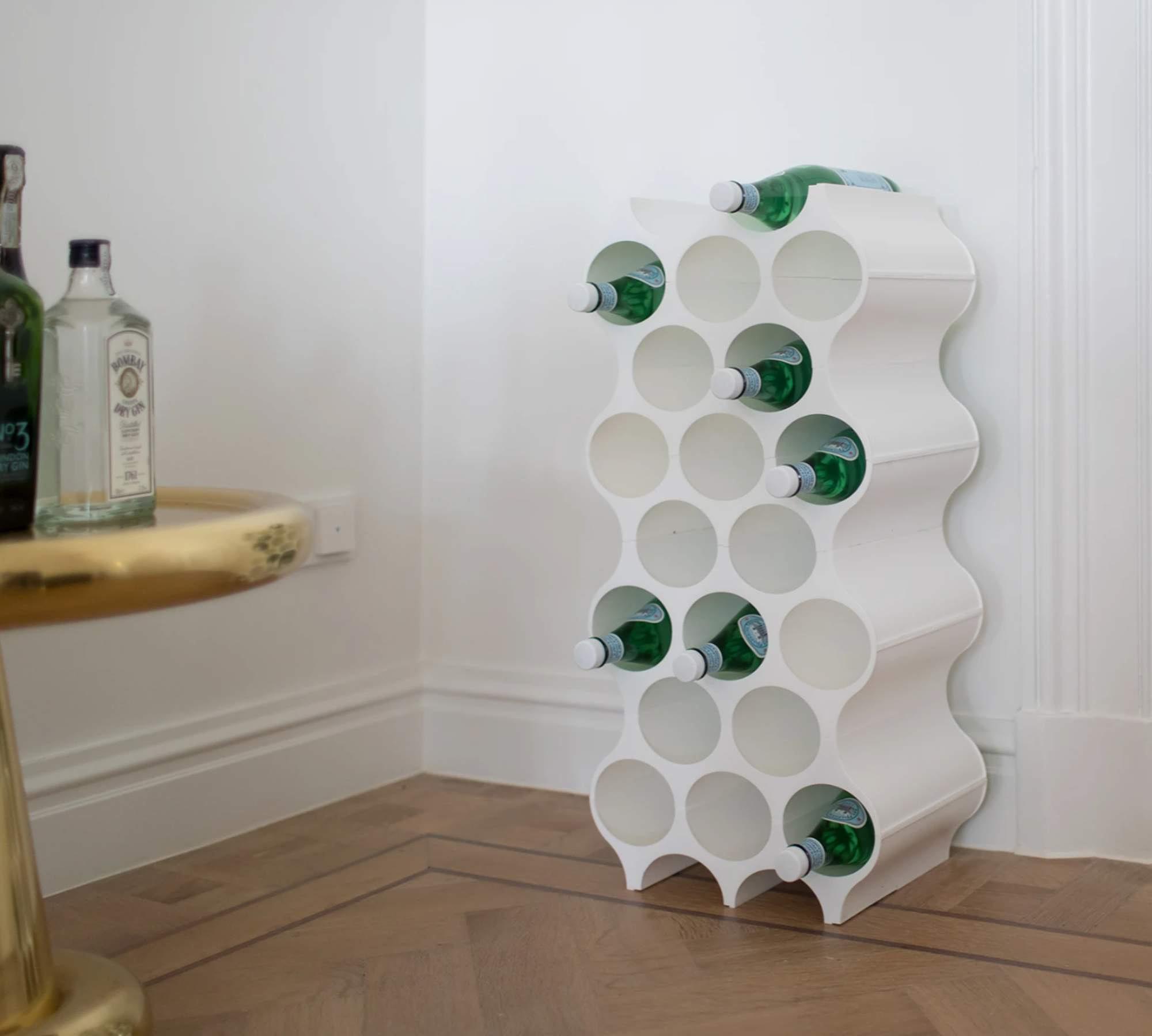 Weinregal Kunststoff Weiß 1