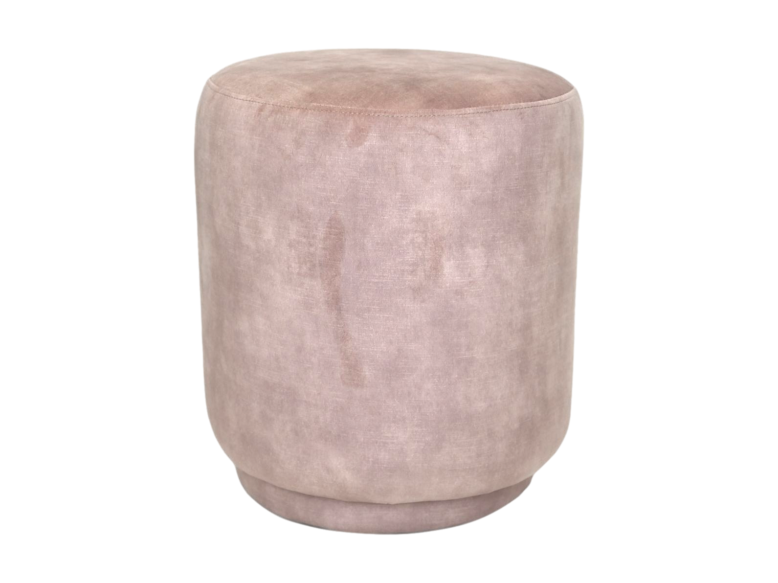 Runder Otto Fußhocker Pink 1