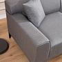 Petra L Corner Sofa Light Grey 4