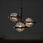 Space Age pendant lamp metal white 1970s 13