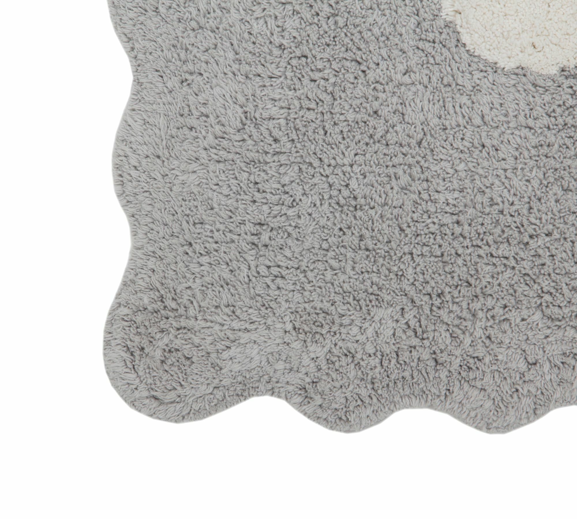 Teppich Baumwolle Grau 120x160 cm 2
