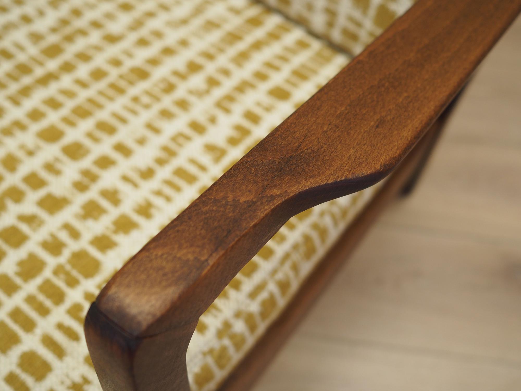 Armchair beech wood 1970s 10