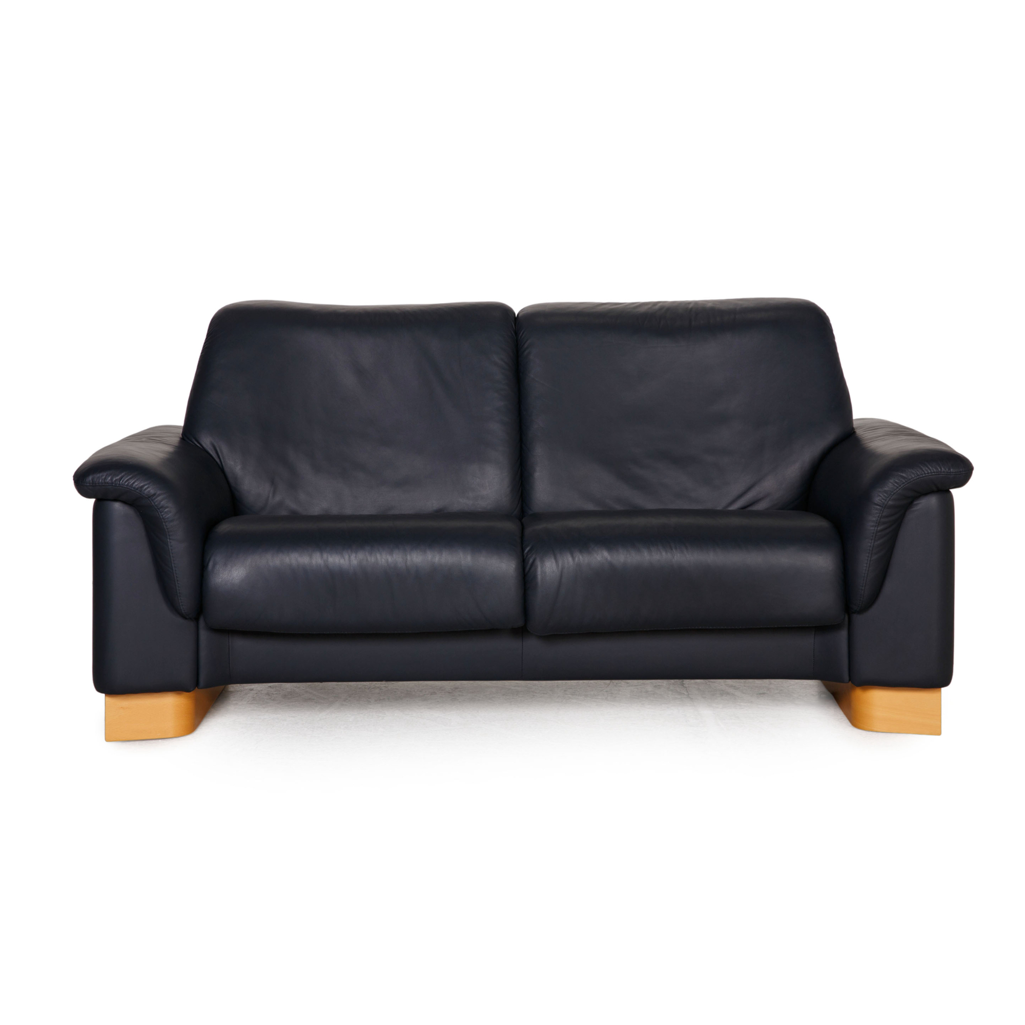 Paradise Sofa 2-Sitzer Leder Dunkelblau 0