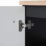 Waschbeckenunterschrank Holz Schwarz 8
