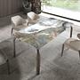 Cream leatherette chair 3
