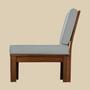 Loungesessel Akazie Massiv Taupe 2