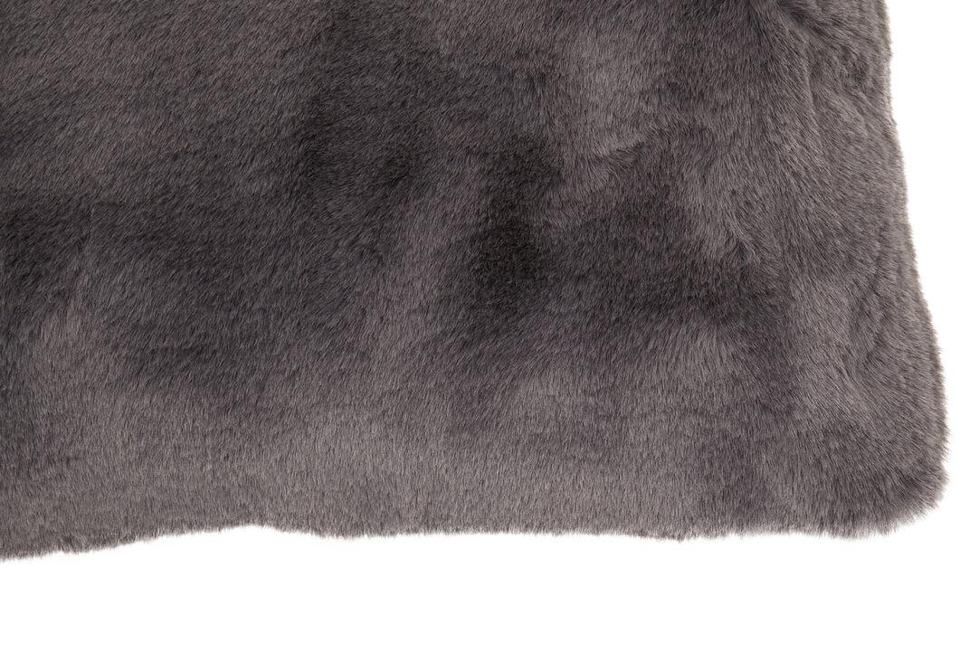 Bosie Lamina Grey Square Fur Kissen 6