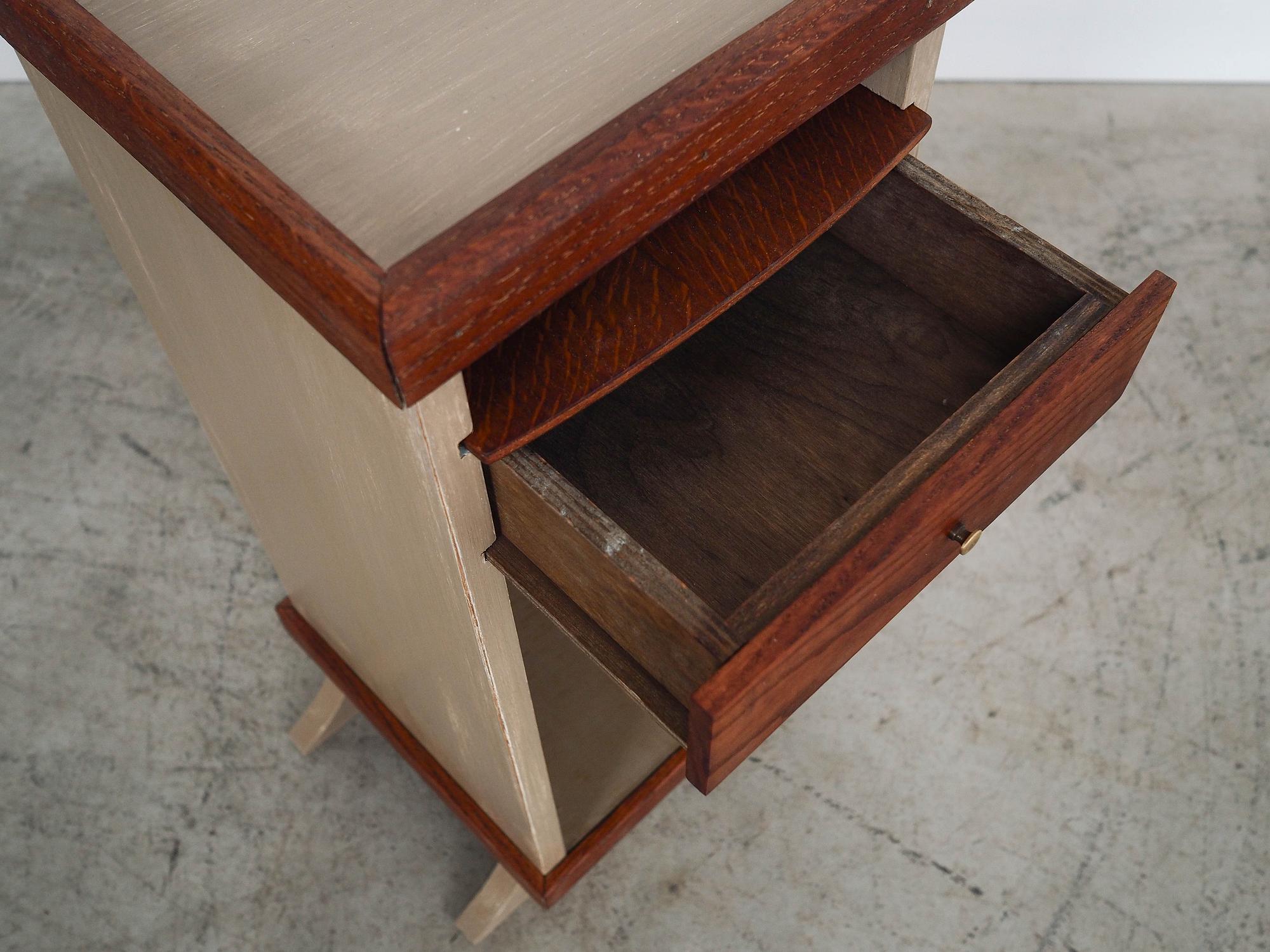 Oak cabinet Brown 1960s 5