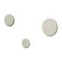 3x Garderobenhaken Massivholz Creme 1