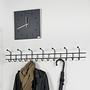 Garderobenleiste Honaker Metall Schwarz Breite: 119 cm 2