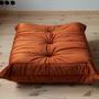 Togo Ottoman Velvet Amber-Orange 2