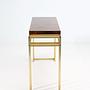 Console table brass 1970s 6