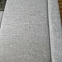 Ecksofa mit Schlaffunktion Textil Grau 4
