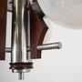 Hanging lamp Murano glass metal 1970s 5
