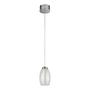 Pendant lamp Cyclone Steel Transparent 1