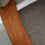 Vintage Chair Teak Wood Textile Grey 1960s 9