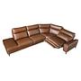 Sofa Récamiere Links Leder Tabakbraun 6