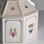 Art Deco Revival Keksdose Keramik 1990er Jahre 2