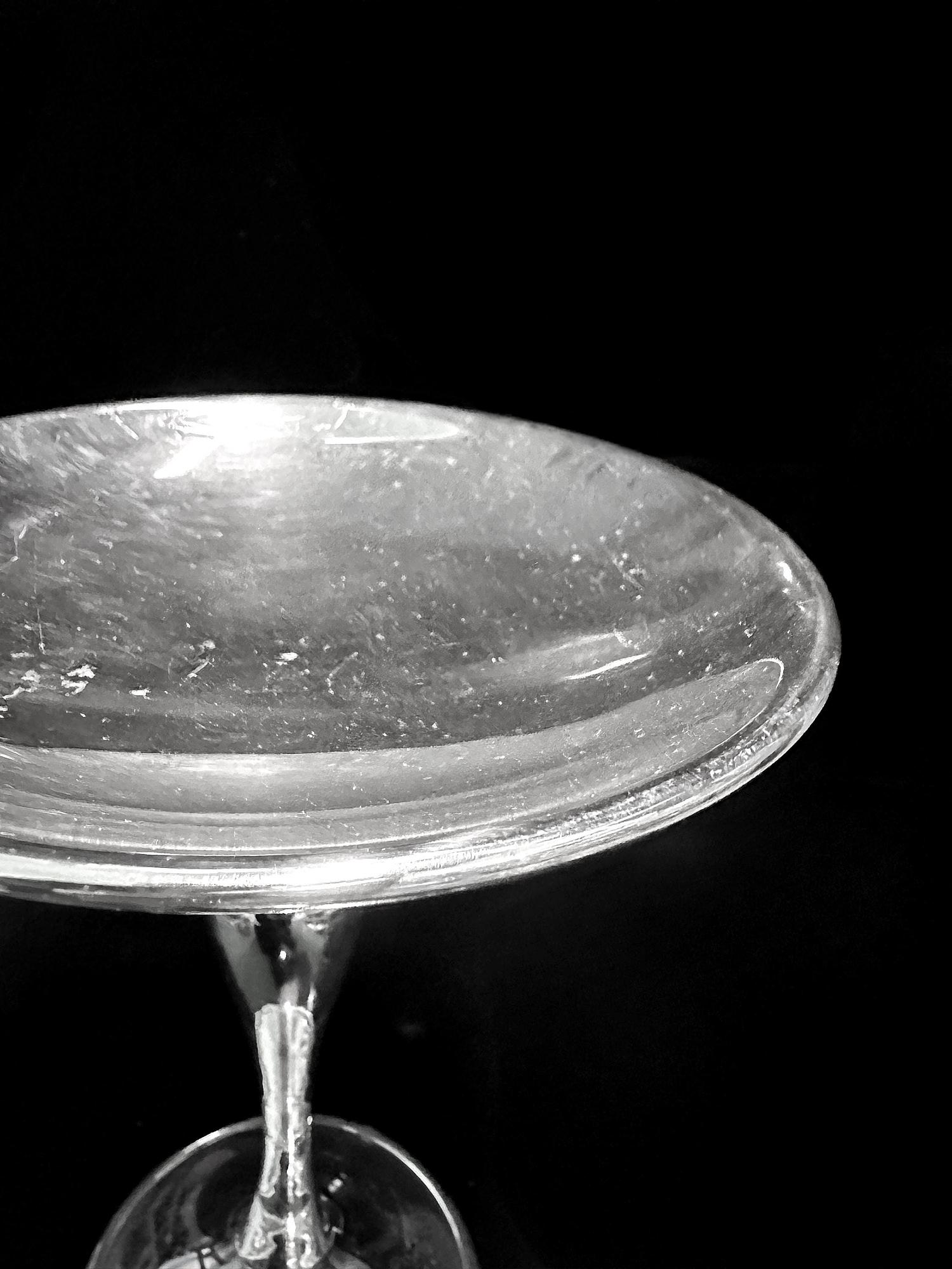 Fußschale Metal Silber 1980er Jahre 6