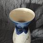 Vintage 432/40 Vase Keramik Blau  3