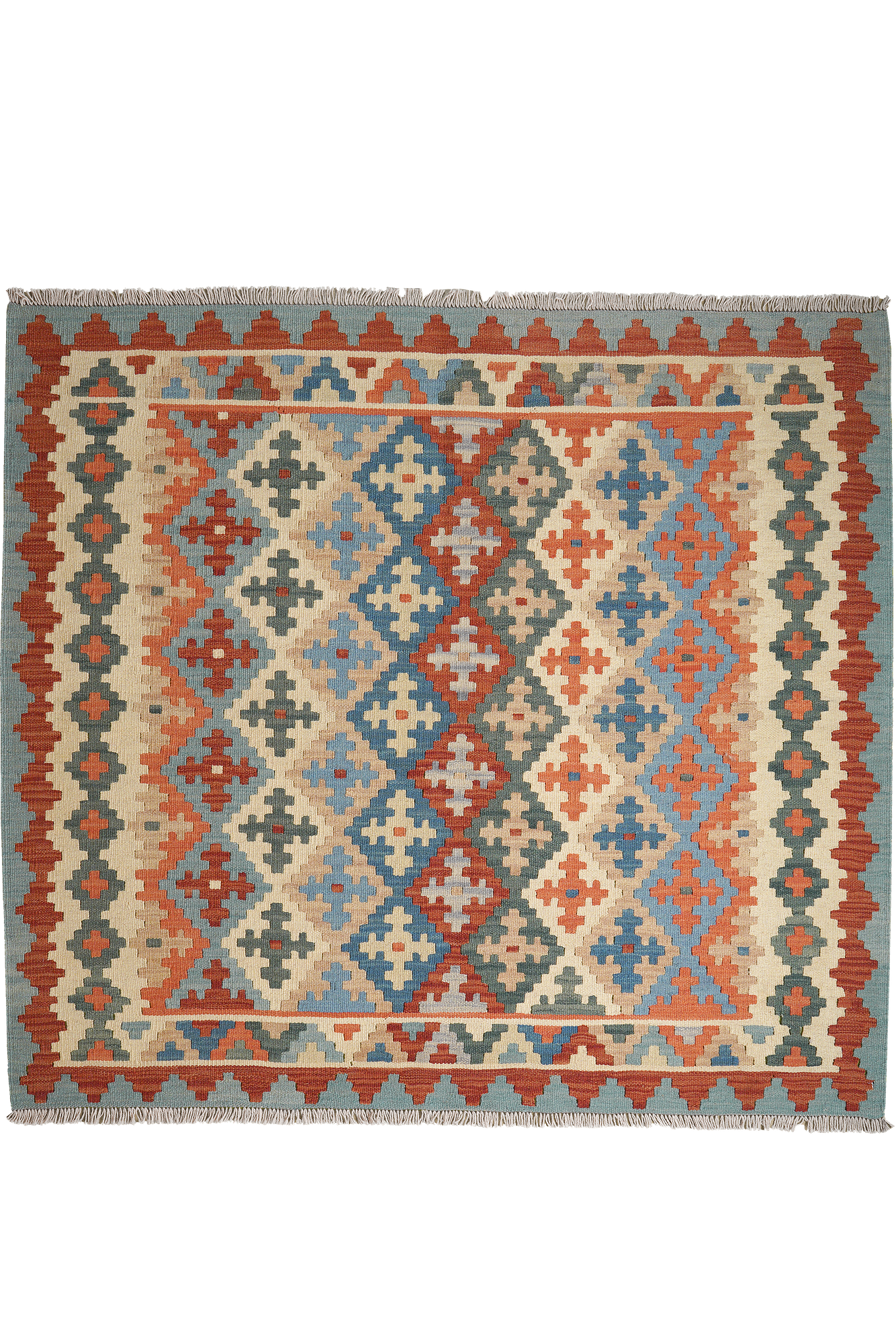 Kelim Gashgai Carpet Wool Multicolor 0