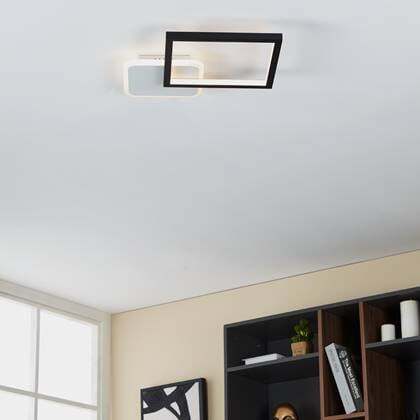 Gafares LED Ceiling Light Metal Black 1