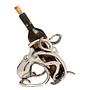 Octopus Flaschenhalter Silber Metall 2