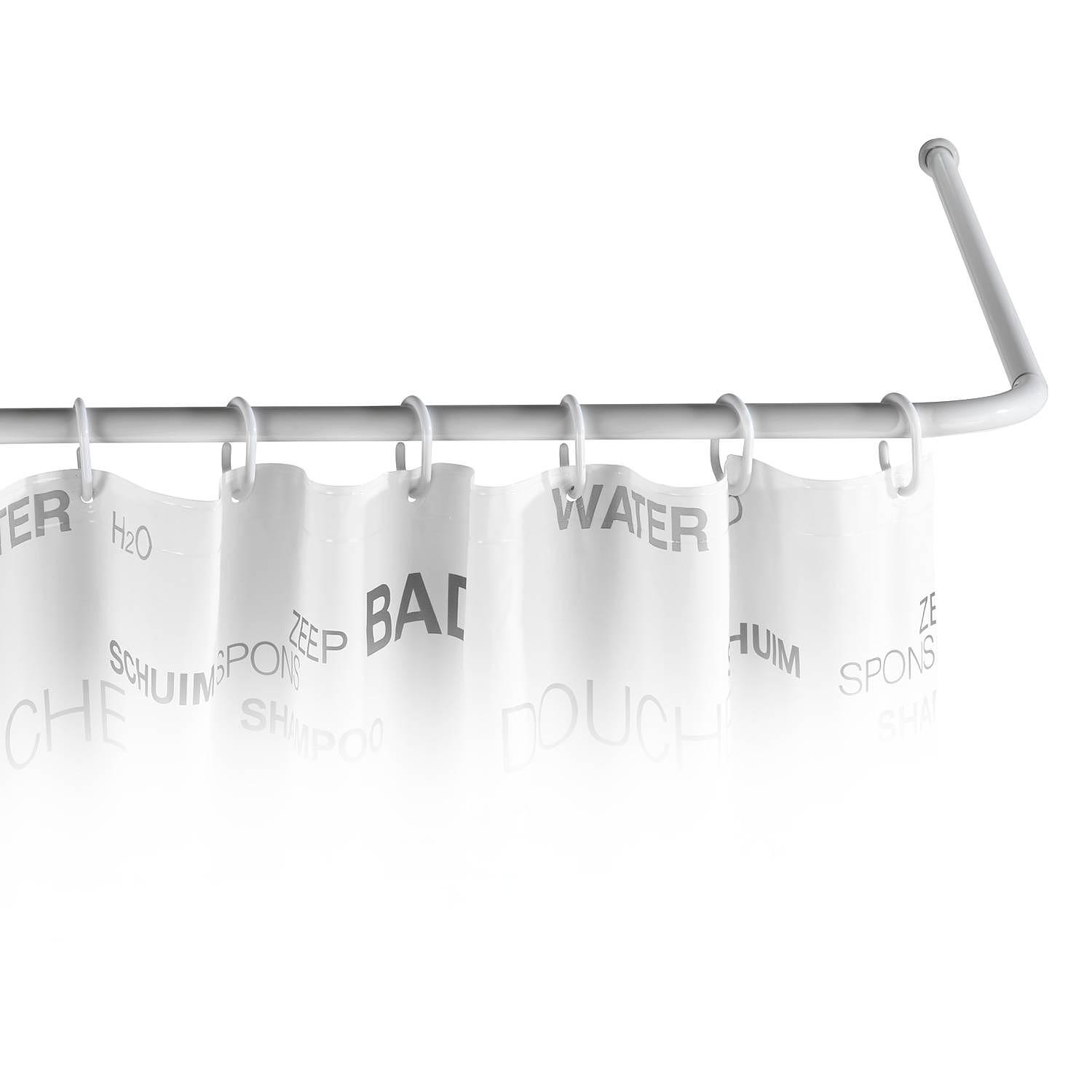 Winkelstange Universal Aluminium / ABS-Kunststoff Weiß 0