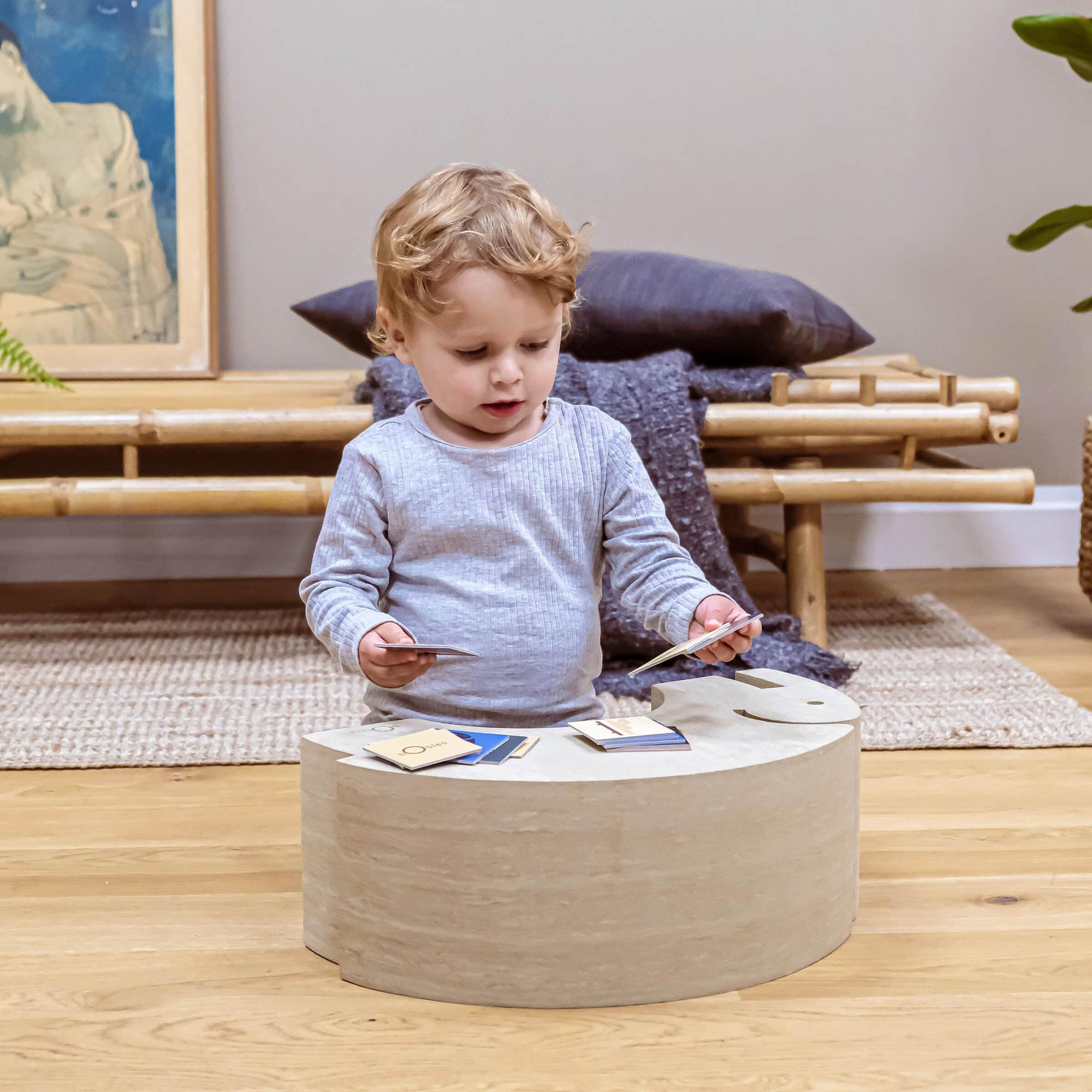 Elefant Mittelgroßer Hocker Sand 4