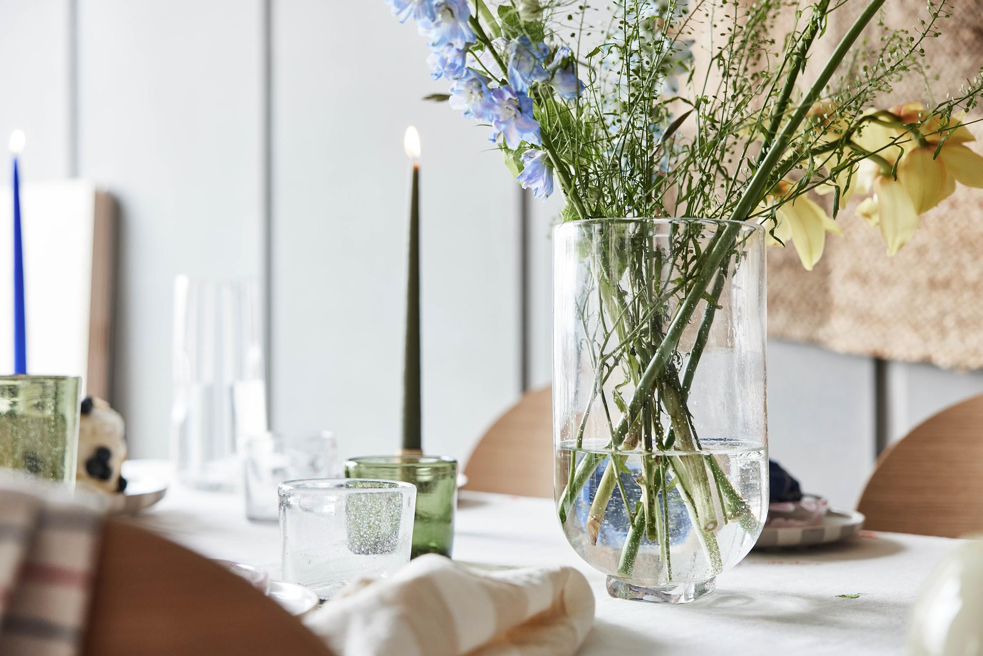 Kuki Vase Groß Glas 1