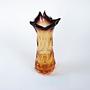 Glass vase Murano glass Transparent 1960s 5