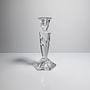 Vintage candlestick crystal glass 1970s 0