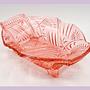 Vintage Rosalin Glass Footed Bowl 1930s 4