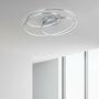 LED-Deckenleuchte geschwungenes Design Silber 1
