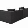 Mora XL 2-Sitzer Sofa Schwarzgrau 4